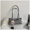 Bolso cruzado de lunares de gran capacidad para mujer, nuevo estilo 2026 para el trabajo y los desplazamientos, bolso de hombro casual elegante y único