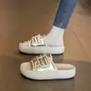 Nuevas Sandalias de Verano 2026 Versátiles de Suela Gruesa con Velcro y Decoración de Letras de Moda para Uso Casual al Aire Libre