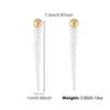 Kenjie nuevos aretes de botón de lazo de perla de vidrio hechos a mano originales para mujer aretes de temperamento ins transfronterizos europeos y americanos
