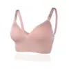 Ropa interior de talla grande para embarazadas, sujetador de lactancia sin costuras con hebilla frontal, push up, antiflacidez, sujetador de copa grande