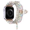 Adecuado para appIeiwatch123456789 Pulsera de Resina Cadena de Cuentas Correa de Apple Moda Universal