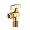 Válvula de Ángulo, Válvula de Bola de Acero Inoxidable, Válvula de Agua Caliente y Fría, Válvula de Escuadra, Interruptor de Válvula de Calentador de Agua, Válvula Doméstica de Tres Vías