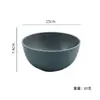 Tazón Redondo de Plástico Simple de 15 cm para Uso Doméstico, Engrosado y Duradero, Adecuado para Arroz, Desayuno, Avena y como Tazón para Sopa de Grado Alimenticio