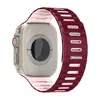Correa de Silicona Magnética Bicolor Rayada Compatible con Apple Watch Series 10 11 S12 iWatch Ultra Correa de Muñeca