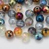 Runzhe Cristal DIY Accesorios para Ropa Cuentas Redondas Facetadas 6-12mm Cuentas Globo de Cristal de 96 Caras Cuentas de Vidrio Transparentes