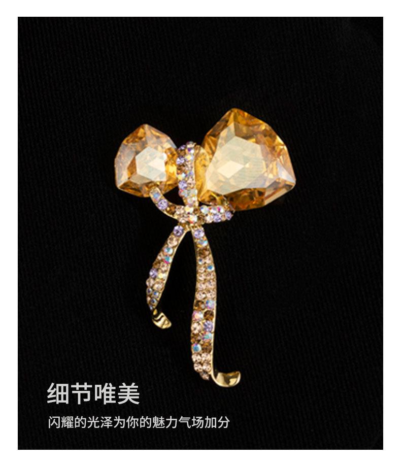 时尚奢华高级感蝴蝶结胸针小众新品丝带胸花高端大气