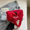 Bolso Estampado Minimalista Estilo Japonés 2026 Nueva Versión Coreana Bolso Cruzado Simple Casual de Hombro Bolso Tipo Dumpling de Nylon