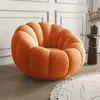 Sofá nórdico perezoso, popular silla de calabaza individual de tatami, sofá pequeño para apartamentos pequeños, dormitorio, balcón, reclinable de ocio