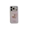 Capa de celular de veado com bolinhas para tela cheia iPhone 18promax Apple 17 borda redonda 16Pro novo 15P rígida