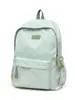 Mochila estilo minimalista, azul leitoso transparente gelo, estilo coreano e japonês, edição limitada de verão para meninas, faz a pele parecer mais clara, mochila pequena para passeios