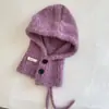 Gorro de Punto Nuevo y Elegante para Invierno con un Estilo Moderno, Gorro de Punto Integrado Cálido para Niños que Protege los Oídos