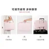 Bolsa Cosmética de PU con Diseño Cruzado del Fabricante, Estuche de Maquillaje, Bolsa de Almacenamiento de Maquillaje y Cuidado de la Piel para Viaje, Caja de Almacenamiento Multicapa para Cosméticos