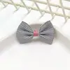 Cintura de Tela a Cuadros Fresca Lazo DIY Accesorio para el Cabello Lazo para Ropa Decoración de Caja de Dulces Accesorios