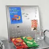 Adesivo magnético de geladeira em aço inoxidável Arte de parede DIY para decoração de entrada de sala de estar, Parede de fotos criativa de alta qualidade estilo Bauhaus