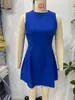 Para Venta al por Mayor Transfronteriza Estilo Europeo y Americano 2025 Nuevo Vestido Corto Casual de Moda para Mujer, Trendy, Sencillo, Versátil, Esponjoso