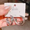 Brincos Argola Torcidos Curvos da Nova Moda Tendência 2025 para o Dia a Dia, Brincos Versáteis de Moda Luxuosa de Alta Qualidade