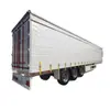 Ventas Transfronterizas de Fábrica de Remolques Caja de Transporte de Alimentos Eléctricos de 3 Ejes, Semirremolques de Cortina Lateral de 45 y 53 Pies