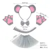 Suministro Popular Transfronterizo de Halloween Diadema de Orejas de Ratón Pequeño Accesorios para Actuaciones Infantiles Venta al por Mayor Tocado de Animales de Dibujos Animados
