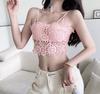 Nuevo Verano para Mujer Estilo Sling Ropa Exterior Usable Ropa Interior Usable Almohadilla para el Pecho Diseño Cómodo Sexy Dulce Hermoso Espalda Descubierta Ropa Interior de Niña para Mujer
