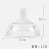 Atacado Fabricante Ponto 7cm Diâmetro Largo Bola de Gravidade Aprendizagem Bocal para Beber Boca de Pato Chupeta de Silicone Bebê com Canudo