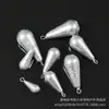 Formato de gota d'água com argola chumbada de pesca furo passante chumbada vara de pesca arremesso longo chumbada de pesca vara de arremesso chumbada de pesca chumbada de pesca Fengrong