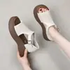 Sandalias de Verano con Suela Gruesa para Mujer para Combinar con Faldas, Nuevas Sandalias Romanas de Cuero Suave con Punta Abierta 2026, Sandalias de Playa con Suela Suave para Mujer