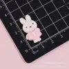 Acessórios de Resina de Coelho Miffy Fofos Cola Creme DIY Grampo de Cabelo Capa de Celular Fivela de Sapato Chaveiro Patch Decoração Atacado