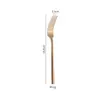 Cubiertos Occidentales Engrosados de Acero Inoxidable 304 Nórdico Mango Hexagonal Esmerilado Cuchillo para Filete Tenedor Cuchara Tenedor Cuchara de Postre para Hogar Hotel