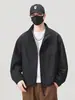 2026 Nova Jaqueta Curta com Gola Alta Masculina Outono Solta Versátil Roupa Exterior Casual Top Jaqueta Leve para Negócios Outono