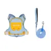 Coleira colete para cães, guia de passeio estilo colete para cães pequenos, Teddy, Bichon, coleira para gato de estimação