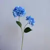 Flor de Hortensia Artificial de Nuevo Estilo con 2 Cabezas, Hortensia Estilo Pintura al Óleo, Arreglo Floral para Bodas, Decoración para Sala de Estar del Hogar, Venta al por Mayor de Flores Artificiales
