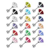 Ventas Directas de Fábrica Transfronterizos Europeos y Americanos Acero de Titanio Redondo Zirconio Estampado Garra Bola Tapón 3-8mm Cristal Aaa Coloridos Pendientes Huazi