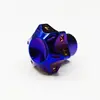 Chaveiro Cabeça de Chave de Titânio Modificada para Motocicleta Elétrica Calf M1 N1S U + Carro Elétrico Cabeça de Chave Azul
