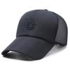 Gorra deportiva de secado rápido para hombre, nueva gorra de verano de malla bordada con letra C, gorra de béisbol informal transpirable a la moda.