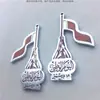 Customized Spray Painting and Dripping Technology, Various National Flags, Colorful Brand Products, Gift Key Pendants, Bahrain Flag Souvenirs