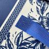 Bolsa de aislamiento térmico de venta caliente transfronteriza, embalaje para llevar, bolsa no tejida con patrón azul, película de impresión, bolsa no tejida