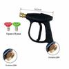 Bico Pato Ajustável em Forma de Leque Pistola de Água para Lavagem de Carros de Alta Pressão Pistola Curta Pistola Média-Longa Pistola de Conexão Rápida para Lavadora de Carros