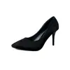 Zapatos de tacón de aguja bajo talla grande para mujer 2020 Nuevos Zapatos Casuales de Primavera y Otoño Estilo Coreano Slip-on Zapatos para Mujer