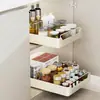 Estante de Almacenamiento de Cocina Extraíble Debajo del Fregadero, Caja de Almacenamiento de Gabinete Profundo Tipo Cajón para Platos y Utensilios