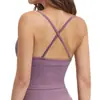 Novo Top Nadador Canelado Sem Costura para Yoga Costas Cruzadas Bonitas Slimming Esportivo Top Roupa Íntima Fitness ao Ar Livre 5518