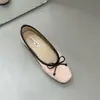 Bailarinas cuadradas pequeñas estilo retro con lazo, nueva colección otoño 2026 para mujer, delicadas y perfectas con vestidos, zapatos de abuela