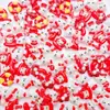 Decoraciones para Uñas de Dibujos Animados KT Cat de Resina para Vacaciones Hello Kitty Flotador Rojo Grande Lazo Palmera Accesorios para Uñas Portátiles