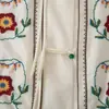 Popular Ropa de Mujer Transfronteriza de Aliexpress Exportación Venta al por Mayor Nuevo Zr Punto Holgado y Lindo Tops Bordados con Flores