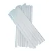 Canudos Descartáveis Absorventes de Água, Embalados Individualmente, Biodegradáveis de PLA de Amido de Milho, Ecológicos, Resistentes ao Calor, Adequados para Chá de Leite em Temperatura Regular