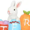 Festival de Pascua de Resina Transfronterizo Atmósfera Letra Hervida Adornos de Conejito Manualidades de Resina de Escritorio Conejito Lindo