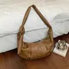 Cross2026 Nova Bolsa de Bolinho Retro Versátil de Outono Bolsa de Axila Estilo Simples Versátil para o Trabalho Ombro Único Transversal