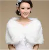 Vestido de novia, chal de lana para boda, cheongsam de invierno, vestido de dama de honor, chal de piel sintética, capa de otoño e invierno