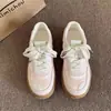 Tênis de Lona Finos Estilo Coreano Menina Doce Alta Aparência para Mulheres, Novo Modelo 2026, Casual Chic para Estudantes, Sapatos de Treino Alemães