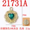 Venta Directa de Fábrica Moda Trendy Pulsera Cadena Clavícula Accesorios Micro Incrustaciones Cristal en Forma de Corazón Placa de Flor Octagonal Accesorios de Aleación