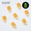 Decorações de Unhas Artísticas Onduladas Coloridas Misturadas de Venda Quente Luminosas 3D Gelo Transparente Colorido DIY Tartaruga Colorida Atacado